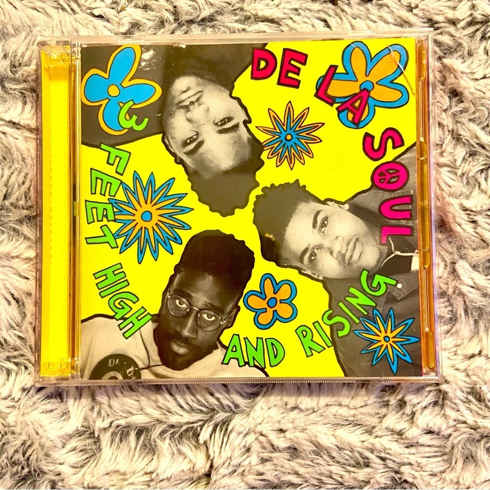 De La Soul 3 Feet High And Rising PINK - 2 CD Set VINTAGE CD Original 1989